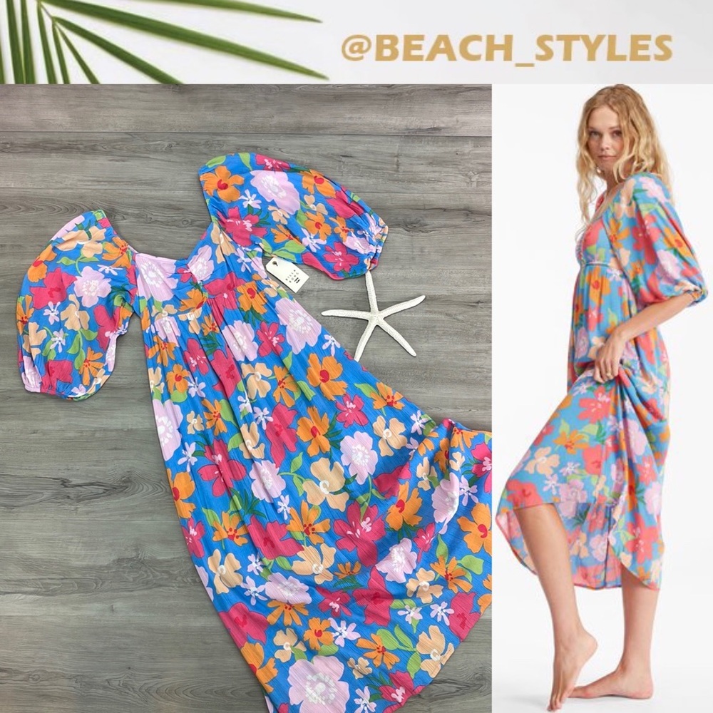 ☀️BILLABONG☀️ SWEPT AWAY DRESS - Picture 1 of 12